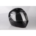 Casque modulable lazer monaco evo pure glass noir mat - 2xs