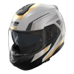 Casque modulable nolan n100 - 6 cinetico 360 gris / noir / or mat - xs