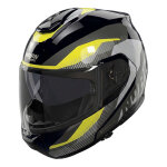 Casque modulable nolan n100 - 6 scia 365 noir / jaune / gris brillant - xl