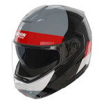 Casque modulable nolan n90 - 3 06 blocco 353 noir / blanc / rouge - l