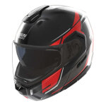 Casque modulable nolan n90 - 3 06 sincrono 350 noir / rouge / blanc m��tal