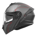 Casque modulable nox n960 shake mat noir / rouge - xs Casque modulable nox n960 shake mat noir / rouge - xs