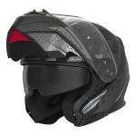 Casque modulable nox n966 focal noir mat / titanium - xs