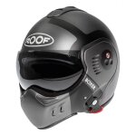 Casque modulable roof ro5 boxer v8 bond titane / noir mat - xs