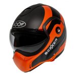 Casque modulable roof ro9 boxxer fuzo noir / orange mat - xs