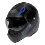 Casque modulable roof ro9 boxxer viper noir / bleu mat - xs