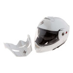 Casque modulable scorpion adx - 2 blanc perle (ece 22 - 06) - m