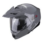 Casque modulable scorpion adx - 2 solid gris ciment (ece 22 - 06) - m