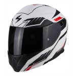 Casque modulable scorpion exo - 920 shuttle blanc mat / noir - s