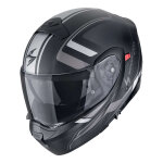 Casque modulable scorpion exo - 930 evo ardens matt black / silver - m