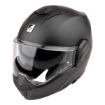 Casque modulable scorpion exo - tech evo pro solid noir perle mat - m