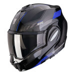 Casque modulable scorpion exo - tech evo socius noir / bleu - xs