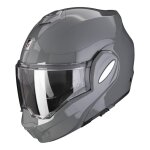 Casque modulable scorpion exo - tech evo solid gris ciment - xs