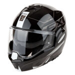 Casque modulable scorpion exo - tech evo traveller black / white - l