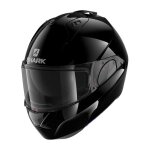 Casque modulable shark evo es blank noir - xs