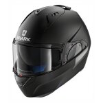 Casque modulable shark evo - one 2 blank mat noir - xs