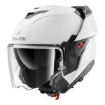 Casque modulable shark oxo blank pearly white - xs