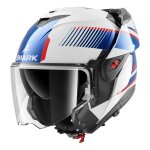 Casque modulable shark oxo sikter black / chrome / blue - m
