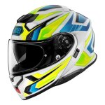 Casque modulable shoei neotec 3 anthem tc - 10 bleu / blanc / jaune - s