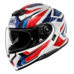 Casque modulable shoei neotec 3 anthem tc - 10 bleu / blanc / rouge - s