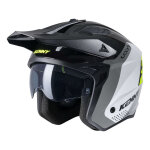 Casque quad kenny miles graphic black / neon yellow - l