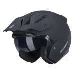 Casque quad kenny miles solid matt black - xs