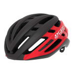 Casque route giro agilis noir / rouge - 51 - 55 cm