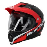 Casque trail acerbis flip 22. 06 gris / rouge - xs