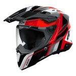 Casque trail / adventure airoh commander 2 skip red gloss - 3xl