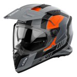 Casque trail / adventure airoh bandit horn orange matt - xs