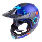 Casque transformable nolan n30 - 4 xp blazer bleu cayman mat - m
