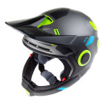 Casque transformable nolan n30 - 4 xp blazer gris mat / vert - m