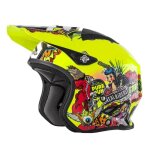 Casque trial o'neal slat crank jaune - xs