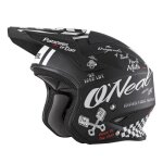 Casque trial o'neal slat torment noir / blanc - xs