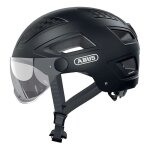 Casque urbain abus hyban 2. 0 ace clairage intgr noir velours - l