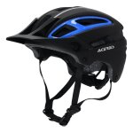 Casque vélo acerbis doublep noir mat / bleu brillant - l / xl Casque vélo acerbis doublep noir mat / bleu brillant - l / xl