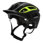 Casque vélo acerbis doublep noir mat / jaune fluo brillant - l / xl Casque vélo acerbis doublep noir mat / jaune fluo brillant - l / xl
