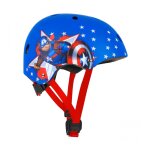 Casque v�lo enfant disney v3 capitain am�rica avec molette de r�gla