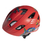 Casque vlo enfant safety labs dino rouge mat avec lumire intgr