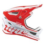 Casque v�lo int�gral 100% status rouge / blanc - xl