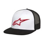 Casquette alpinestars corp trucker blanc / noir