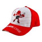 Casquette baseball ducati racing kid blanc / rouge