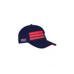 Casquette baseball honda racing collection hrc 3 stripes bleu / rouge