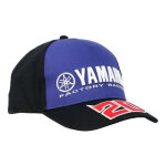 Casquette baseball yamaha factory fq20 bleu / noir 2023