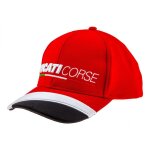 Casquette baseballd ducati racing rouge