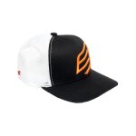 Casquette bud racing big icon blanc / orange