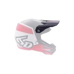 Casquette casque cross 6d atr - 1 flight blanc / rouge