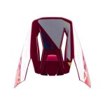 Casquette casque cross alpinestars action rouge / blanc / jaune fluo