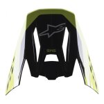 Casquette casque cross alpinestars s - m5 beam noir / anthracite / jaune flu