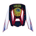 Casquette casque cross alpinestars s - m5 solar flare noir / bleu / rouge fl